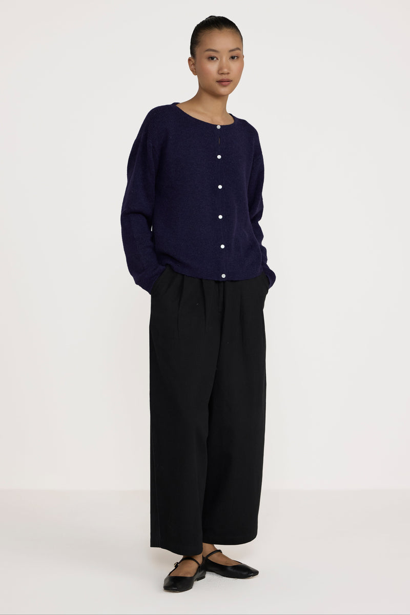 Classic Cardigan - Midnight