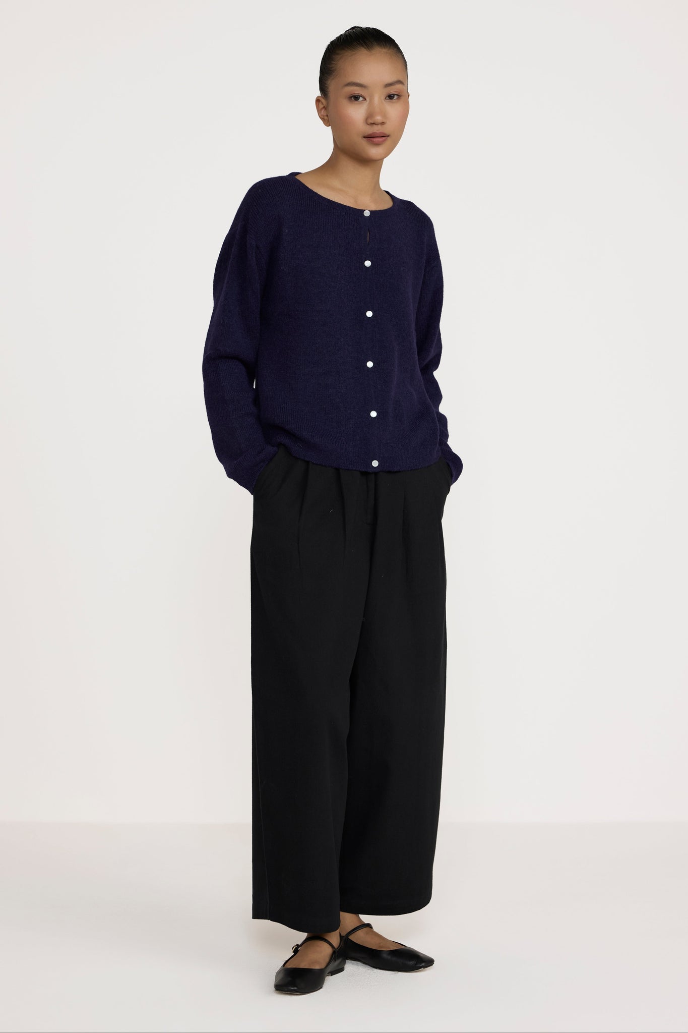 Classic Cardigan - Midnight
