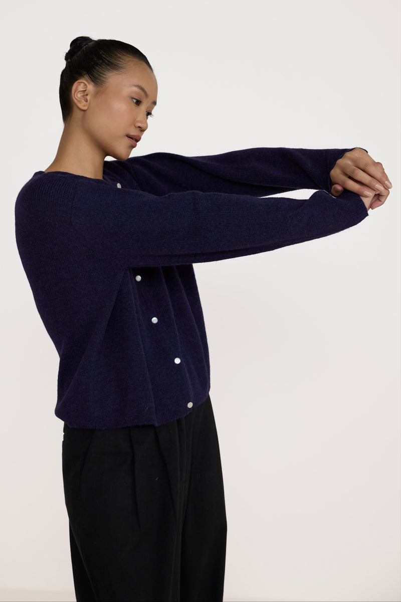 Classic Cardigan - Midnight