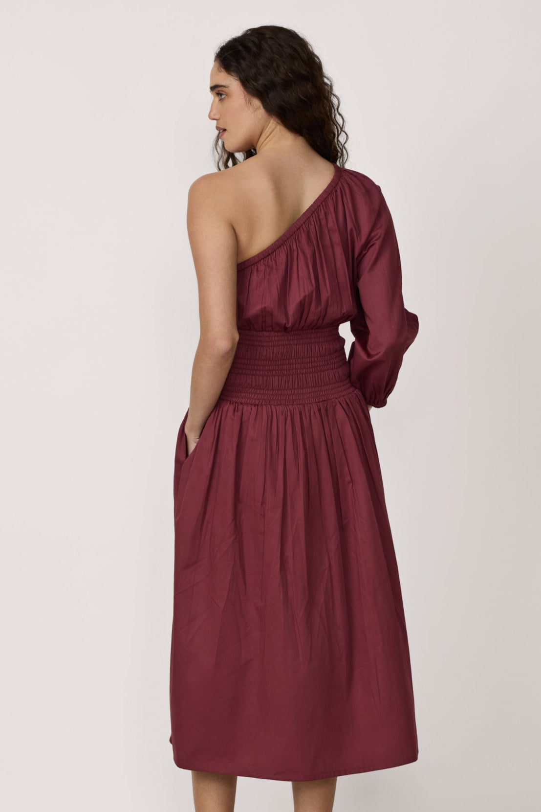 Asymmetrical Midi Dress - Sample