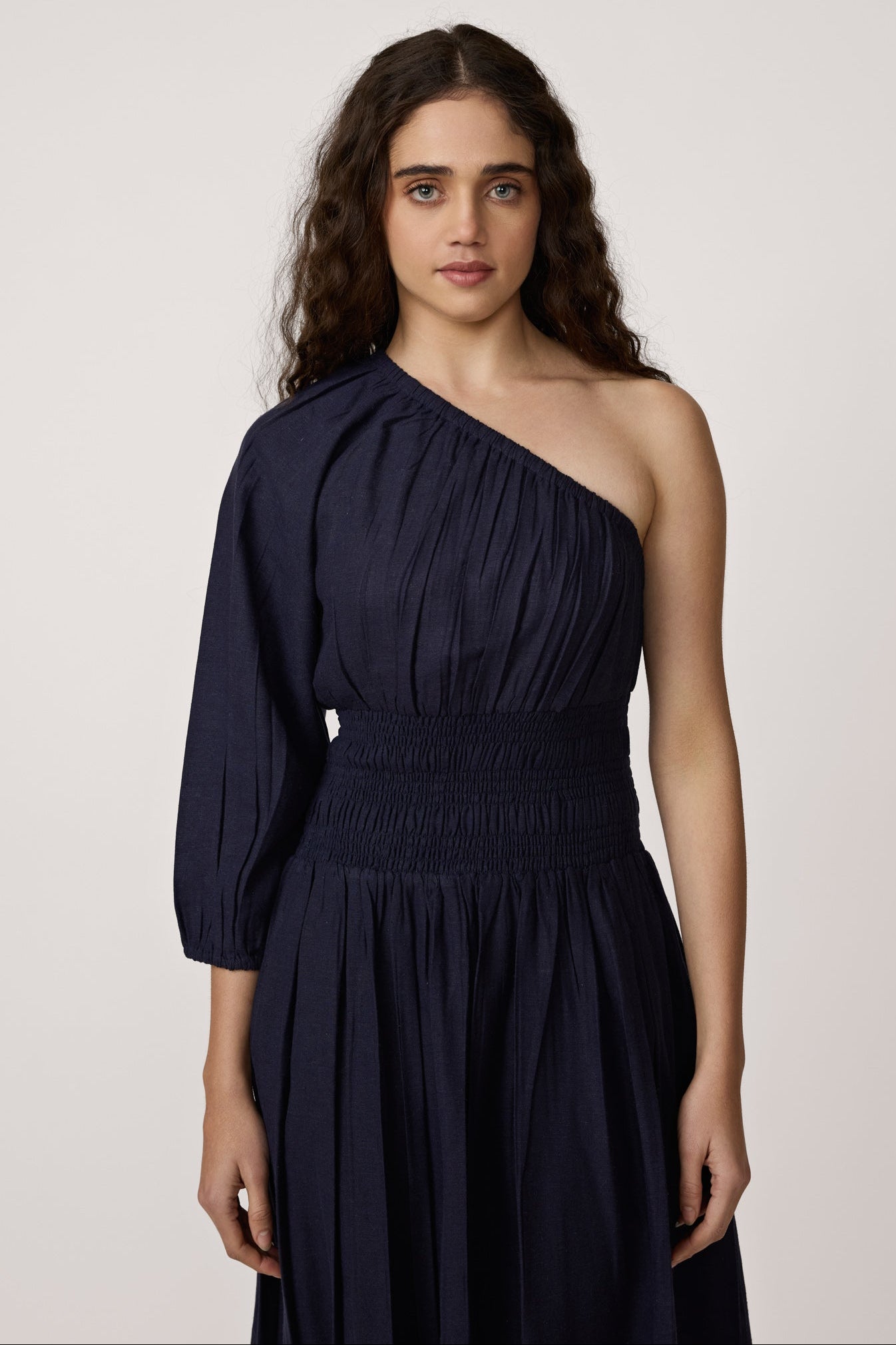 Asymmetrical Midi Dress - Sample
