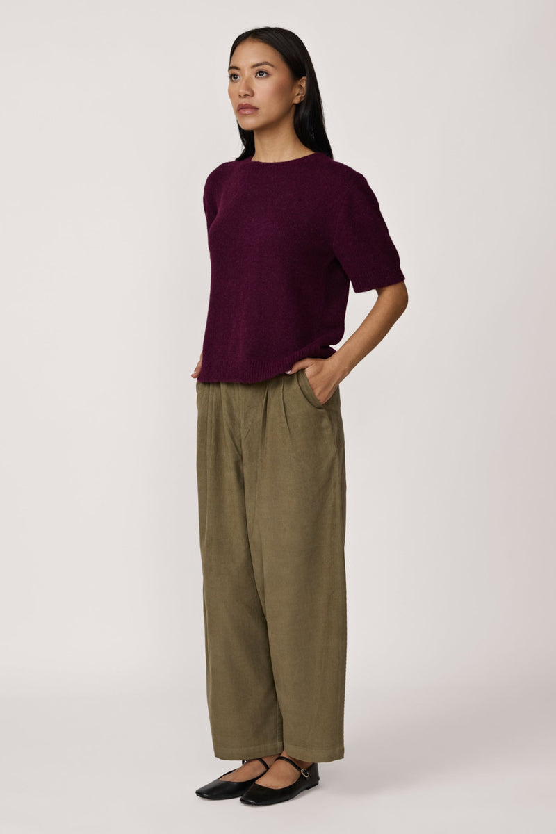 Boyfriend Pant - Olive Corduroy