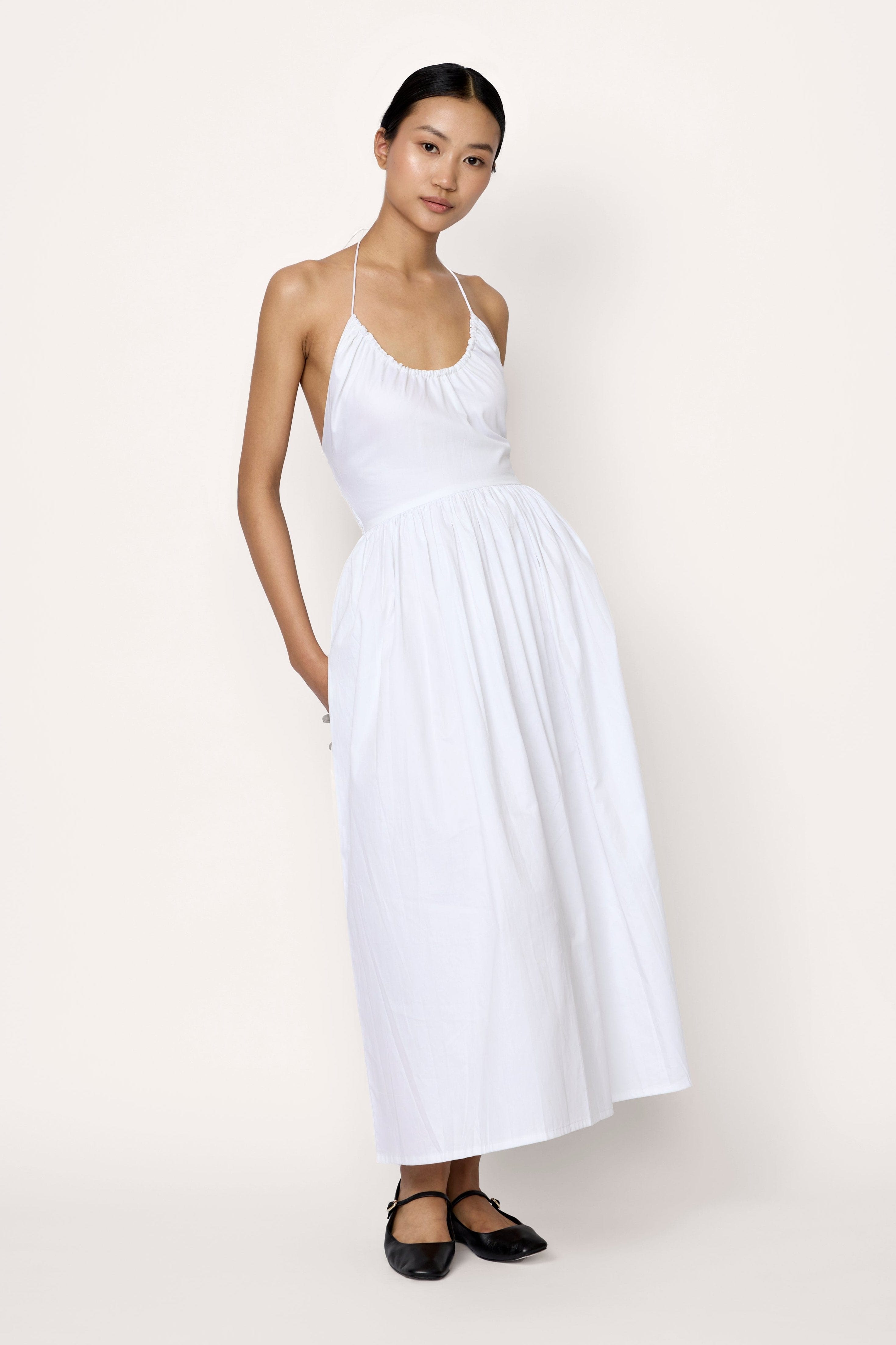 【LOULOUSEOUL】Dot Halter Dress (White) Dot Halter Dress (White) - LOULOUSEOUL