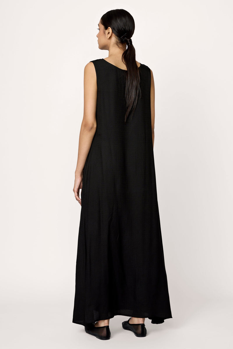 Shift Maxi Dress - Black