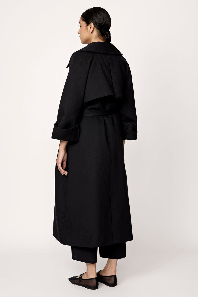 Marin Trench Coat - Black