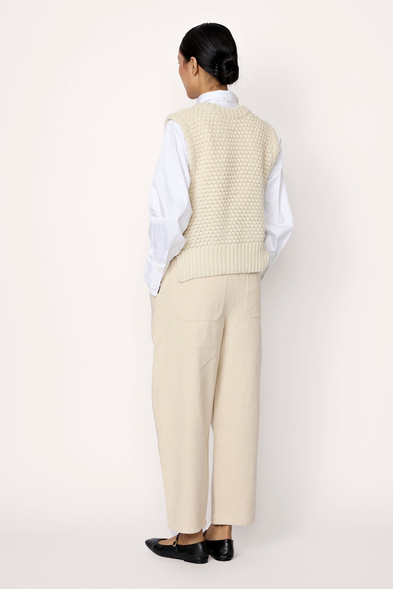 Sloane Sweater Vest - Ivory