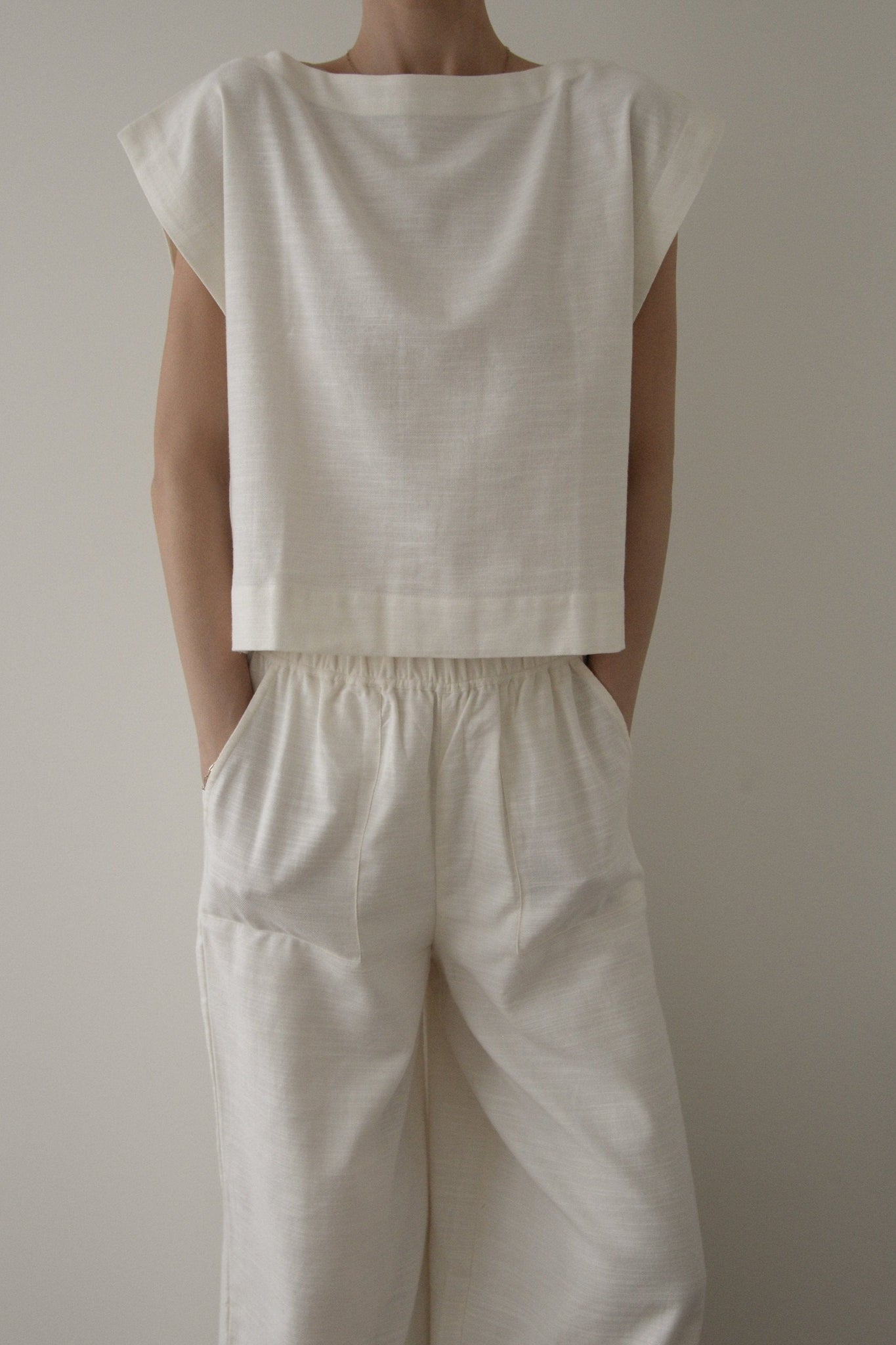 Everyday Top - Ivory Cotton