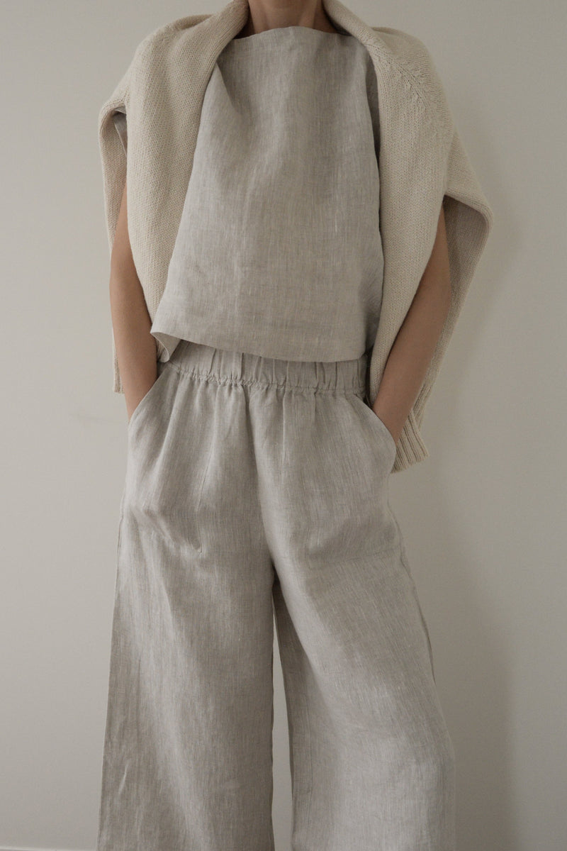 Everyday Pant - Natural Linen