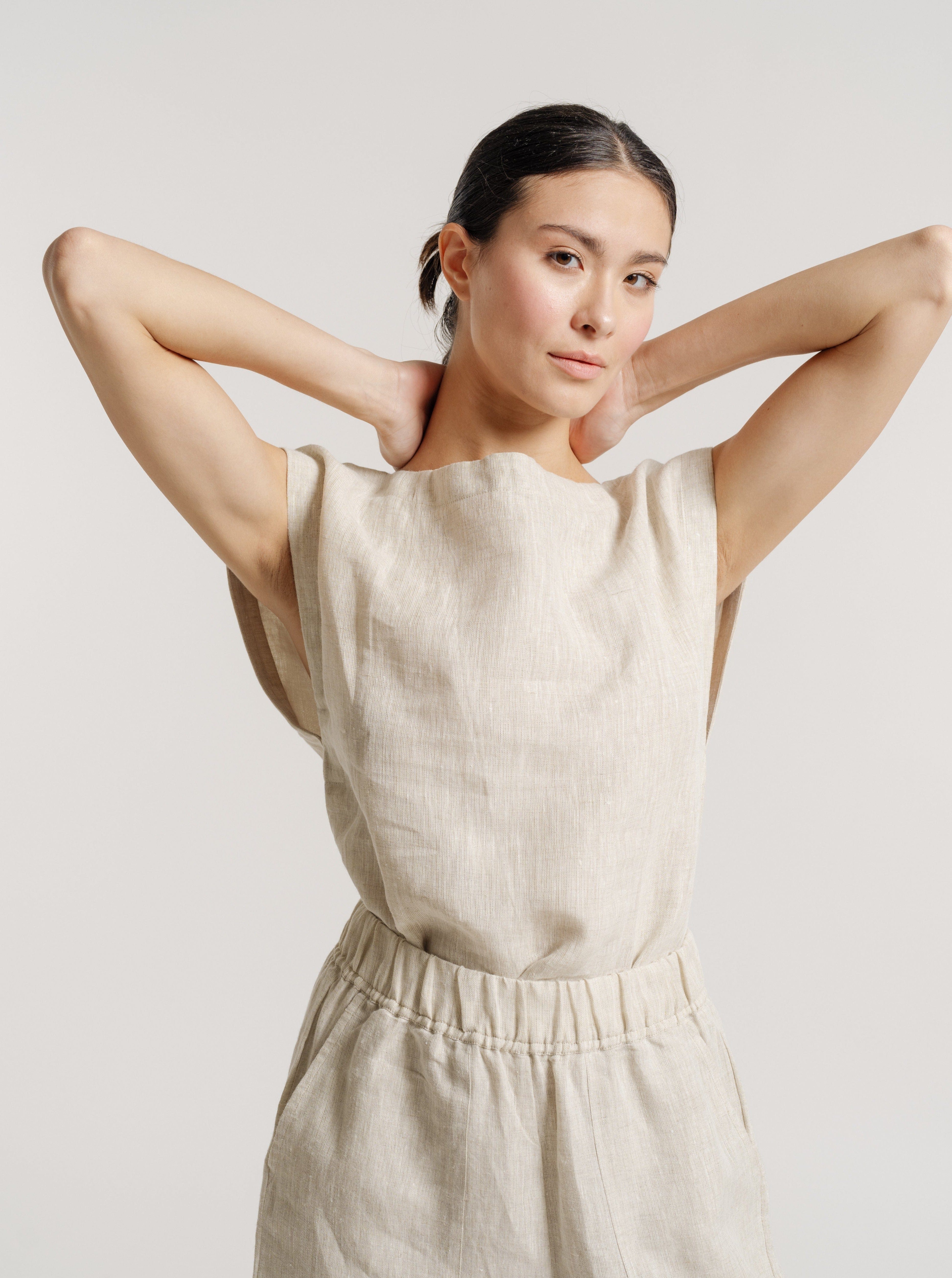 Everyday Pant - Natural Linen – LAUDE the Label