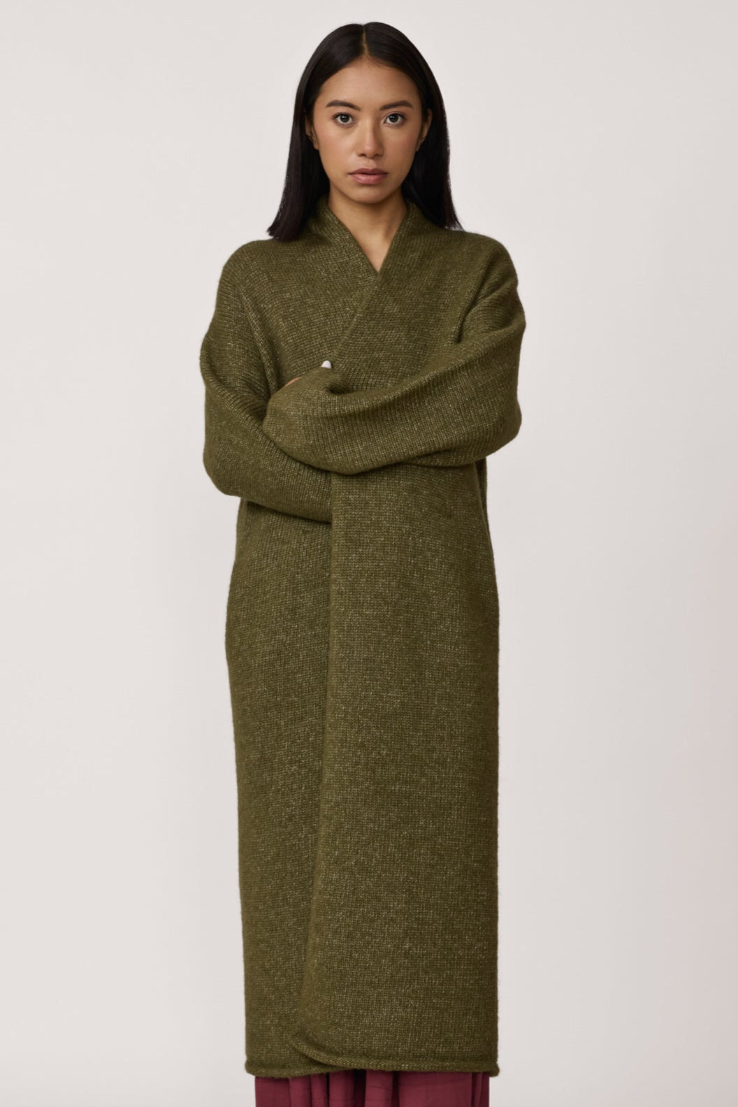 Heirloom Sweater Coat - Olive