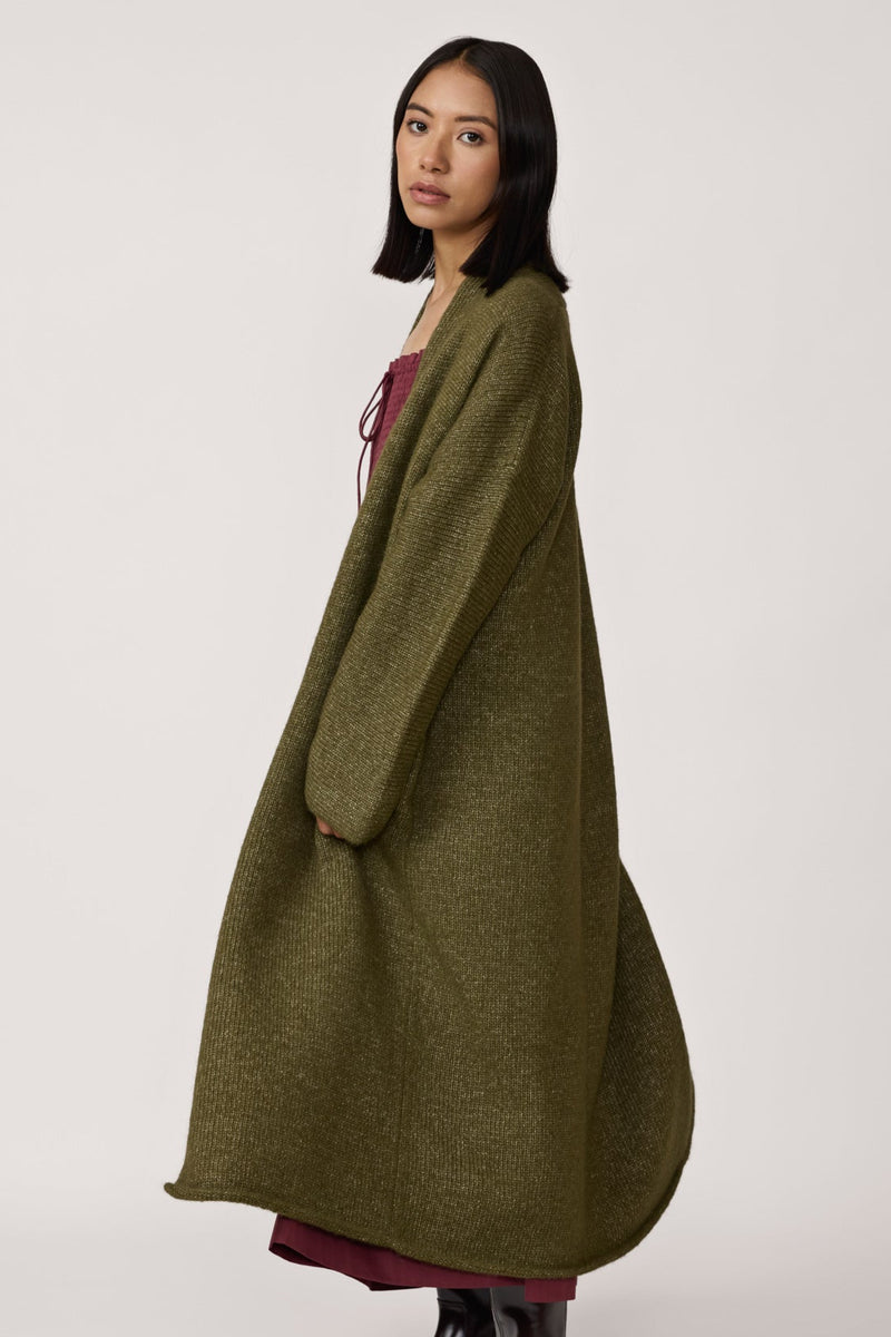 Heirloom Sweater Coat - Olive