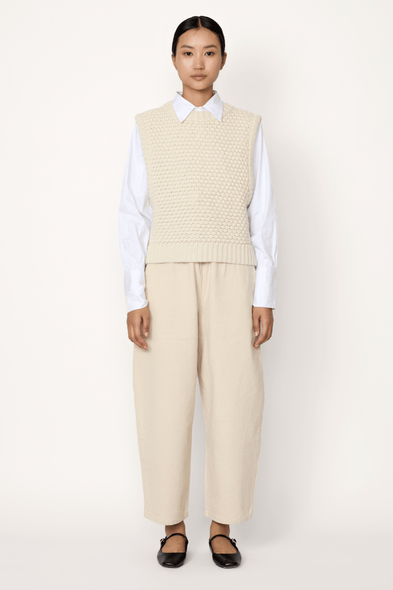 Sloane Sweater Vest - Ivory