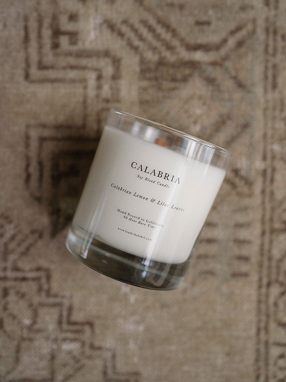 Calabria Glass Candle