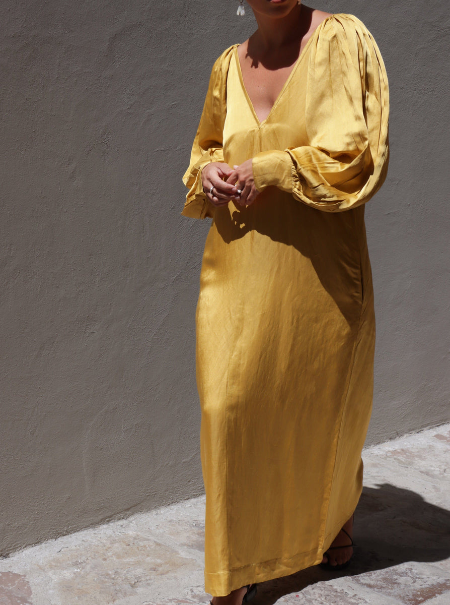 Lupita Maxi Dress - Citrine